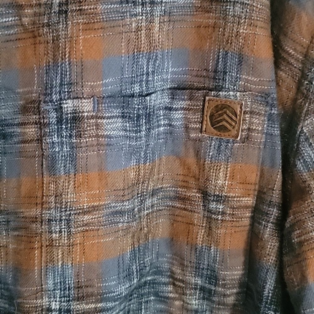 Solaris Flannel Big And Tall button-down size 3XT HANDSOME FIT - Picture 3 of 6